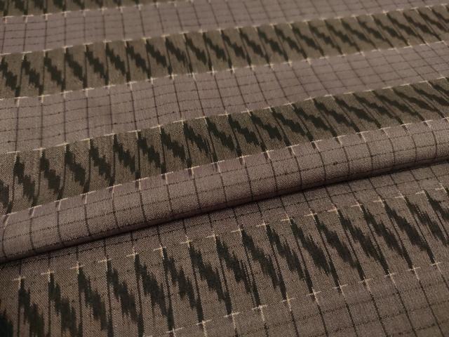 平和屋着物○上質な紬 横縞 正絹 逸品 AAAZ3777ck