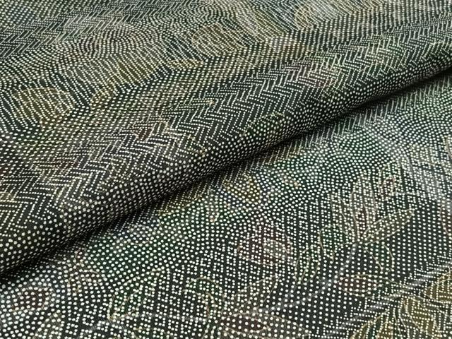 平和屋着物▽本場染大島紬 単衣 寄せ小紋柄 正絹 逸品 AAAZ3988jh