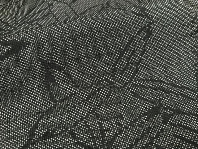 平和屋着物○本場大島紬 一元絣 葉尽くし 正絹 逸品 AAAZ4502ph