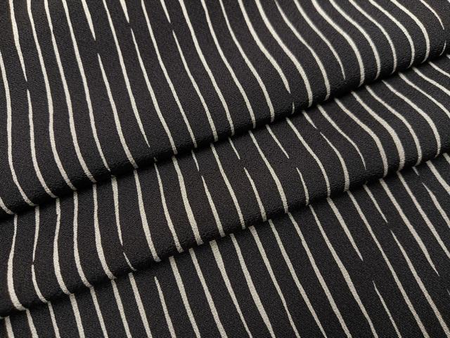 平和屋着物●上質な小紋　変わり縞　やまと誂製　正絹　逸品　AAAZ4542ph