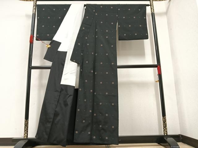 平和屋着物○京の名門・菱屋六右ェ門 紬 訪問着 鳥獣