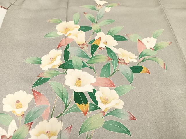 平和屋着物●訪問着　友禅　作家物　枝花文　正絹　逸品　AAAZ4551ph 平和屋着物○訪問着 友禅 作家物 枝花文 正絹 逸品 AAAZ4551ph