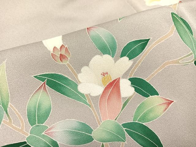平和屋着物○訪問着 友禅 作家物 枝花文 正絹 逸品 AAAZ4551ph