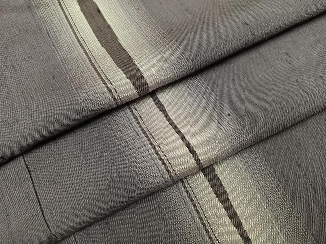 平和屋着物●上質な紬　間道　正絹　逸品　AAAZ4908ph