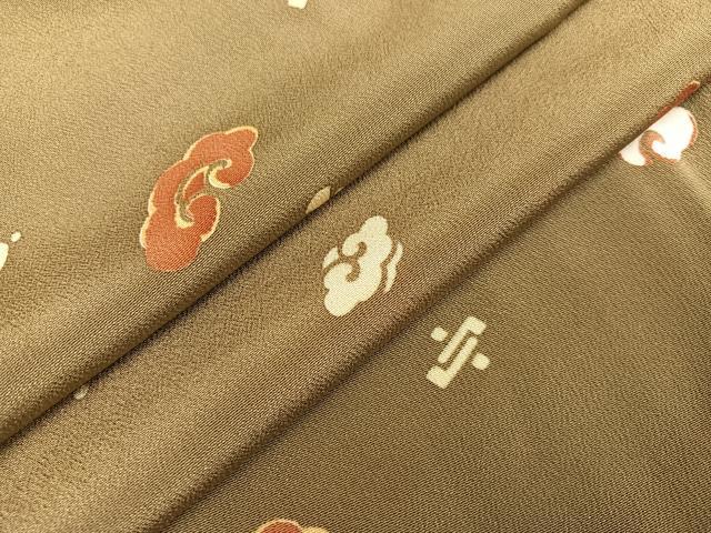 平和屋着物●上質な小紋　宝尽くし　正絹　逸品　AAAZ4936ph