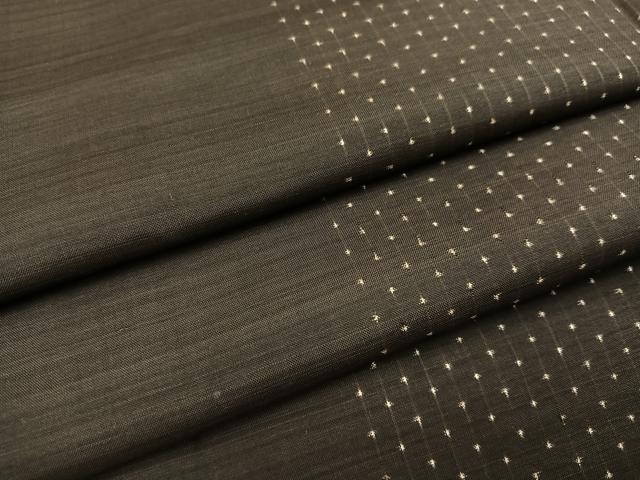 平和屋着物●本場大島紬　一元絣　間道　正絹　逸品　AAAZ4946ph