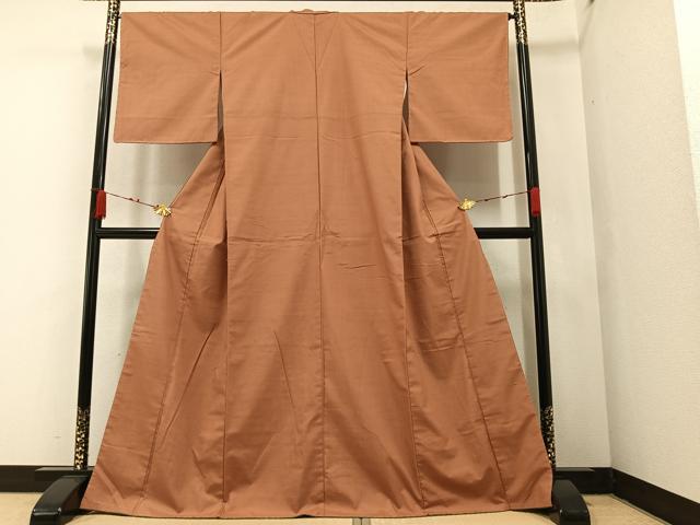 平和屋着物●極上　紬　花織　山吹茶色地　逸品　CYAA4825s6 絣紬作務衣＜4番色 山吹＞【和粋庵】（かすりつむぎさむえ） | 作務衣