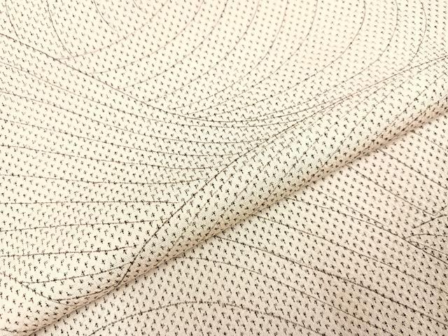 平和屋着物○訪問着 本塩沢 蚊絣 立波 正絹 逸品 未使用 AAAZ4957ph