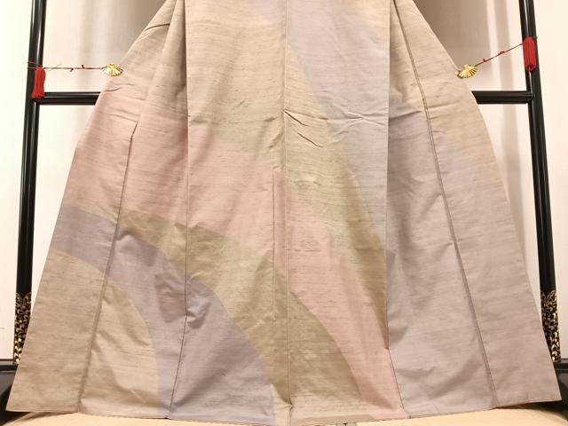 平和屋着物●紬　訪問着　正絹　逸品　AAAZ4960ph 平和屋着物○紬 訪問着 正絹 逸品 AAAZ4960ph