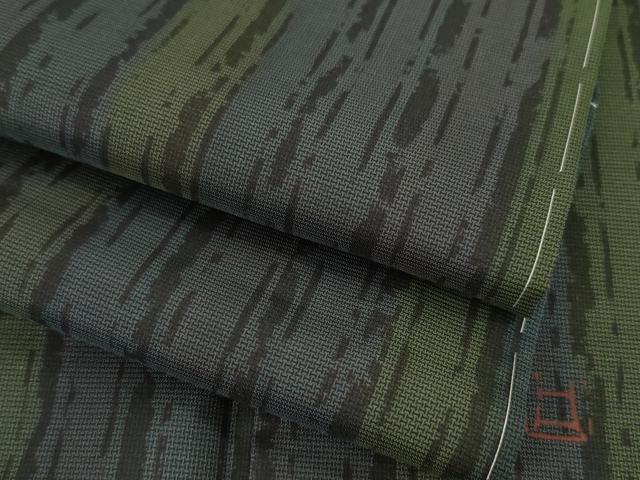 平和屋着物●萩野丹雪　本場大島紬　変わり縞　やまと誂製　正絹　逸品　未使用　AAAZ5015ck