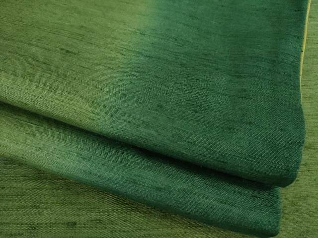 平和屋着物●上質な紬　間道　暈し染め　正絹　逸品　AAAZ5022ck