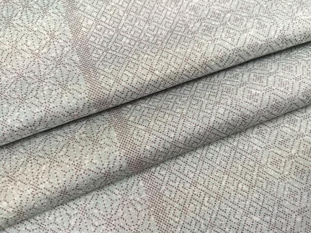 平和屋着物●本場大島紬　カタス９マルキ　吉祥間道　正絹　逸品　AAAZ5050ph