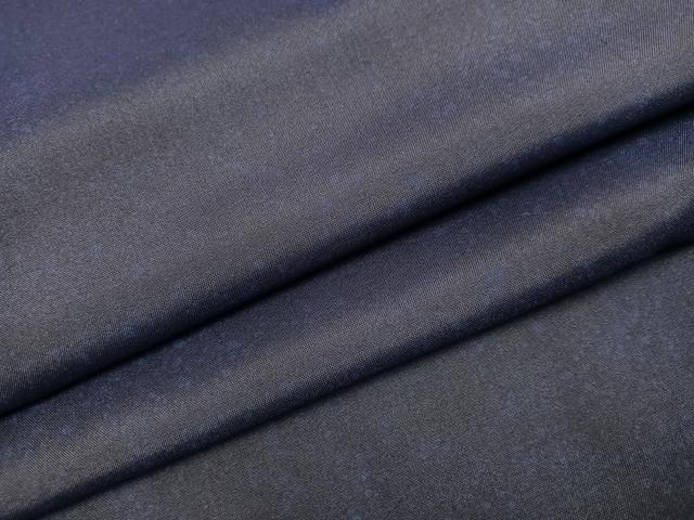 平和屋着物○本場大島紬 純泥染 銀河 深標色 宮脇兼太郎商店謹製 証紙