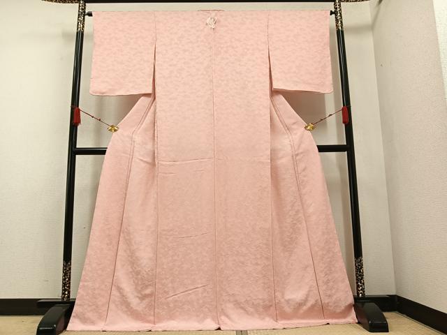 平和屋着物●上質な色無地　紋意匠　虹色　正絹　逸品　未使用　AAAZ5110ph 平和屋着物○上質な色無地 紋意匠 虹色 正絹 逸品 未使用