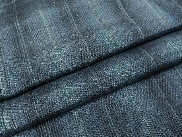 平和屋着物●上質な紬　間道　正絹　逸品　AAAZ5113ph