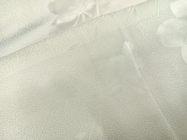 平和屋着物○長襦袢 無双仕立て 桜地紋 暈し染め 正絹 逸品 AAAZ6802ph