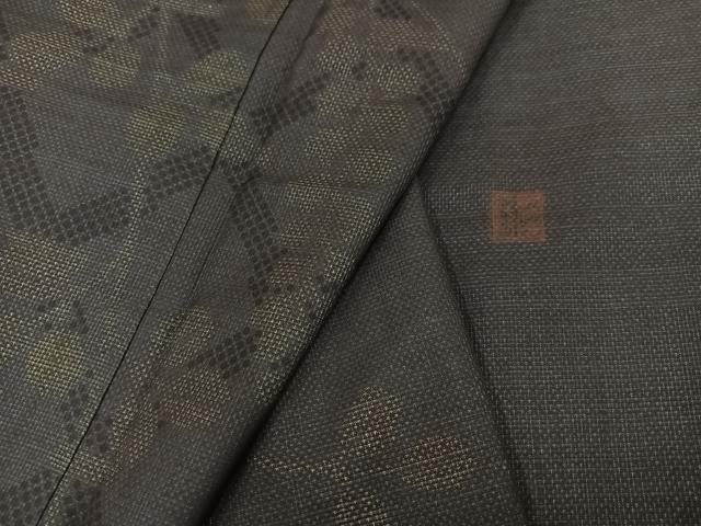 平和屋着物●創作工房　千匠　本場大島紬　訪問着　カタス７マルキ　枝花文　正絹　逸品　未使用　AAAZ6812ph