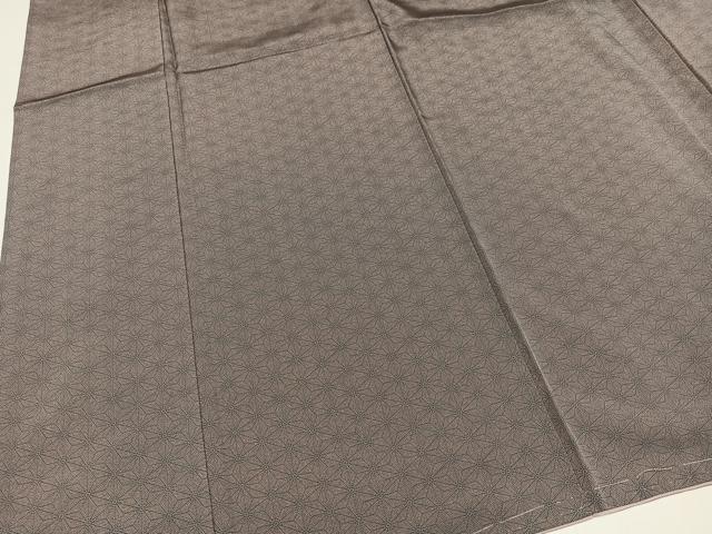 平和屋着物○江戸小紋 麻の葉小紋柄 正絹 逸品 未使用 AAAZ6846ph