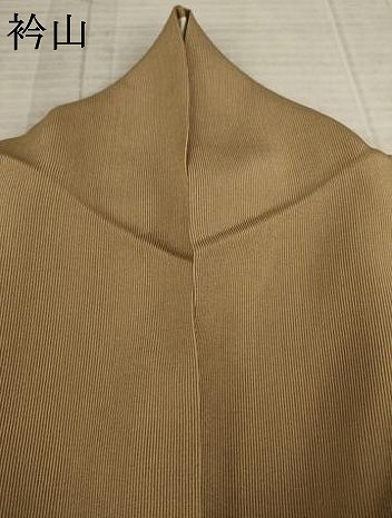 平和屋着物●江戸小紋　万筋　白茶色× 芝翫茶色　正絹　逸品　AAAZ7177ck 平和屋着物○江戸小紋 万筋 白茶色× 芝翫茶色 正絹 逸品 AAAZ7177ck