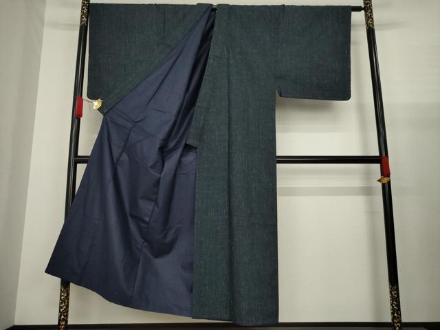 平和屋着物○男性 紬 アンサンブル 霞文 正絹 逸品 AAAZ7185ck 楽天  