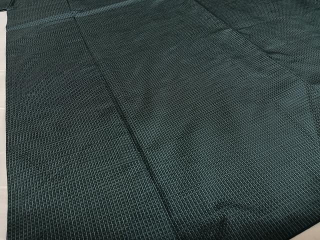 平和屋着物○男性 本場大島紬 アンサンブル 格子 正絹 逸品 AAAZ7286zg