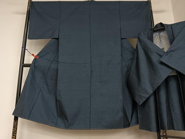 平和屋着物●男性　本場大島紬　アンサンブル　100亀甲　総詰め　正絹　逸品　AAAZ7290zg