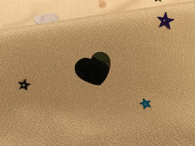 平和屋着物●男性　訪問着　ハート　星　飴色　背抜き仕立て　正絹　逸品　AAAZ7319zg 平和屋着物○男性 訪問着 ハート 星 飴色 背抜き仕立て 正絹 逸品