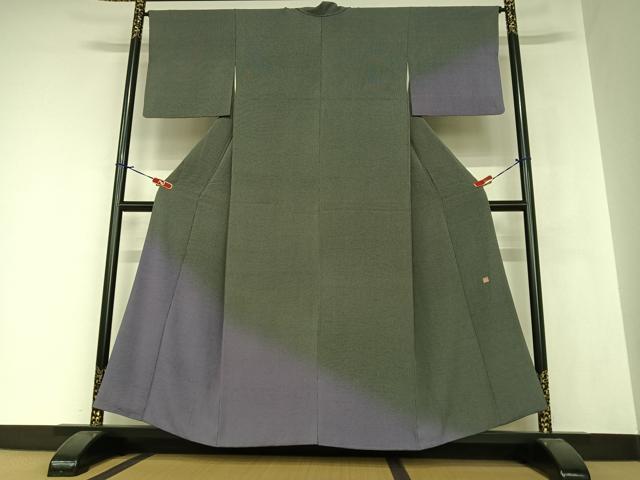 平和屋着物●江戸小紋　訪問着　作家物　角通し　さが美扱い　正絹　逸品　AAAZ7340zg