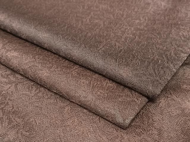 平和屋着物●上質な小紋　草花地紋　暈し染め　さが美扱い　正絹　逸品　AAAZ7349zg