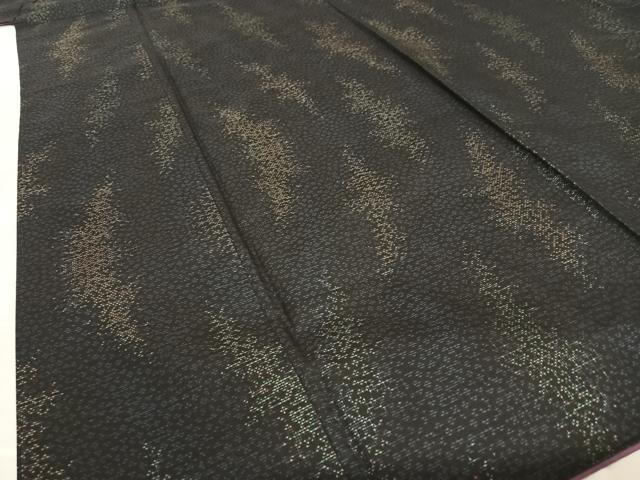 平和屋着物○本場大島紬 純泥染め 手織 カタス7マルキ 霞文 浦口