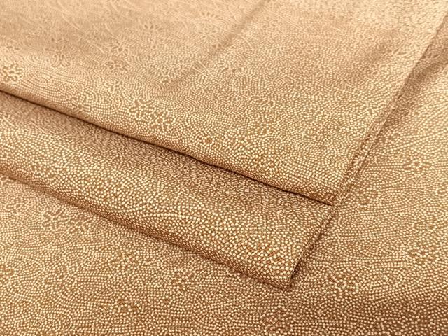 平和屋着物●江戸小紋　横段吉祥花文　正絹　逸品　AAAZ7448zg