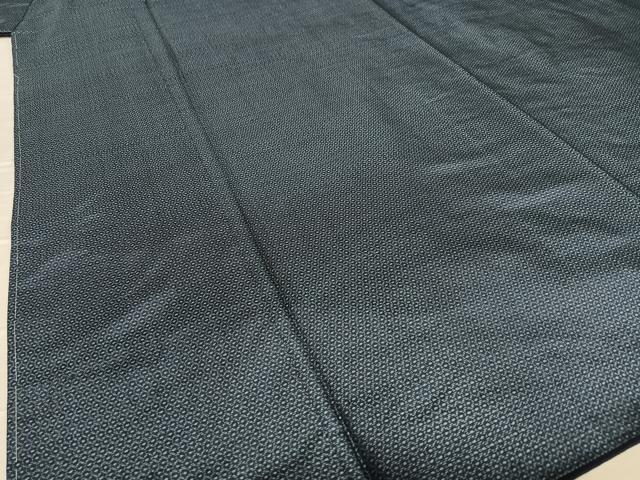 平和屋着物●男性　本場村山大島紬　アンサンブル　亀甲絣　正絹　逸品　AAAZ7511zg 平和屋着物○男性 本場村山大島紬 アンサンブル 亀甲絣 正絹 逸品