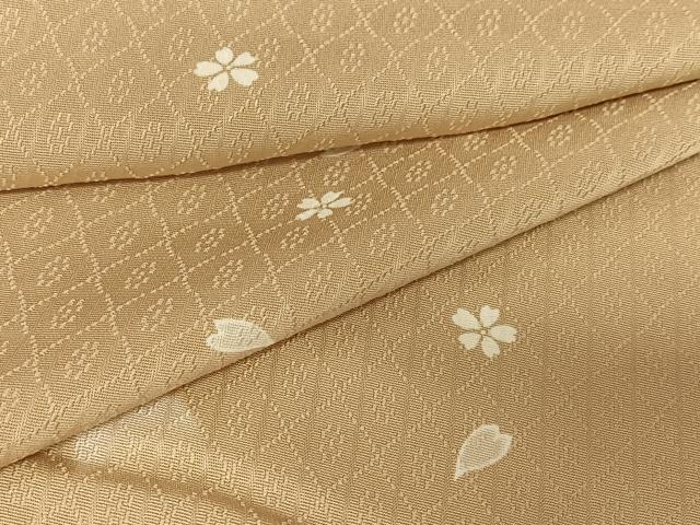 平和屋着物●上質な小紋　舞花文　正絹　逸品　AAAZ7563zg