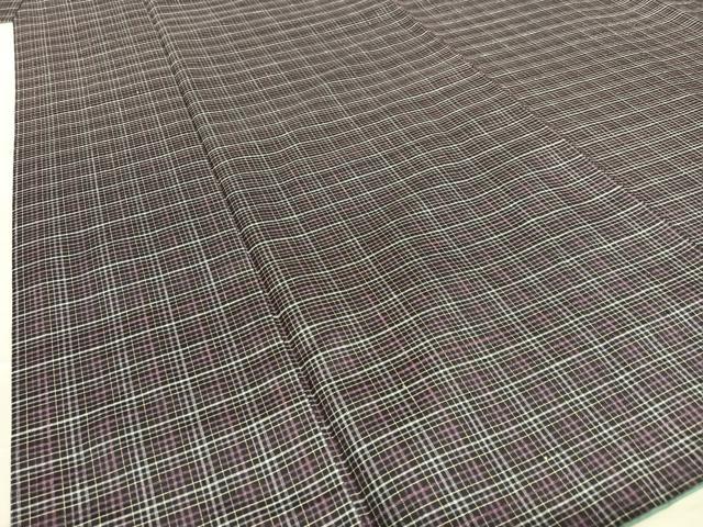 平和屋着物○上質な紬 格子 正絹 逸品 AAAZ7597zgの通販はau PAY
