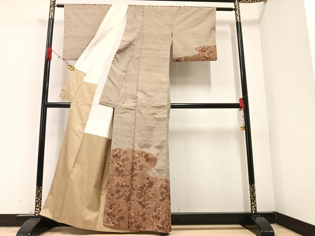 平和屋着物○染色作家 高橋一海 訪問着 遠山風景文 暈し染め 金彩 正絹