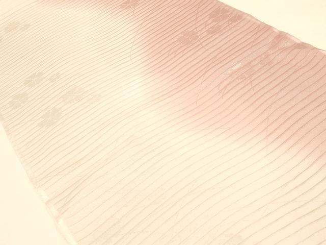 平和屋着物＊夏物 和装小物 帯締め・帯揚げセット レース組 芝花地紋 暈