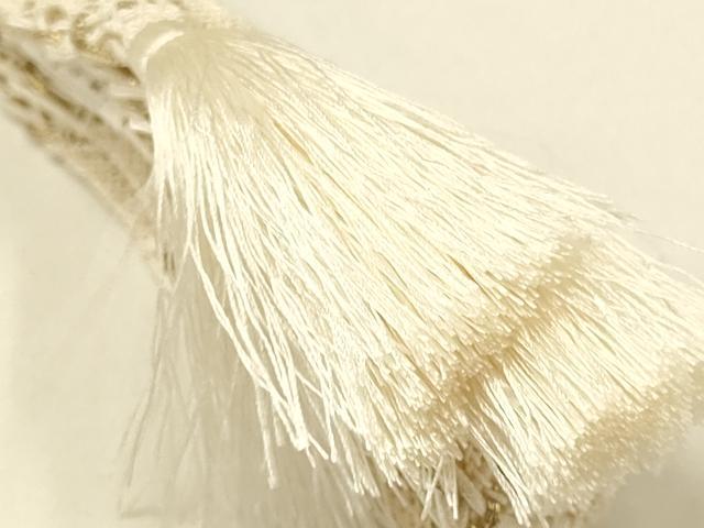 平和屋着物＊夏物 和装小物 帯締め・帯揚げセット レース組 芝花地紋 暈