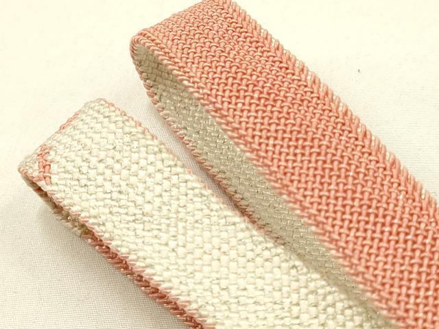 平和屋着物＊夏物 和装小物 帯締め・帯揚げセット レース組 高麗組 霞文