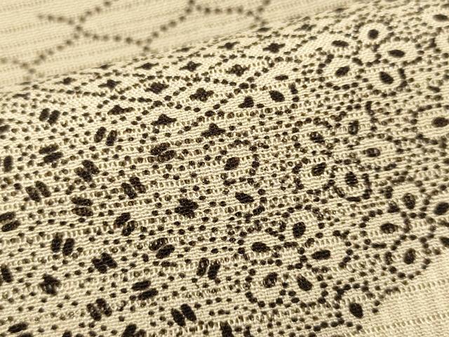 平和屋着物＊夏物　和装小物　帯締め・帯揚げセット　レース組　吉祥文様　逸品　AAAZ7786ay 平和屋着物＊夏物 和装小物 帯締め・帯揚げセット レース組 吉祥文様