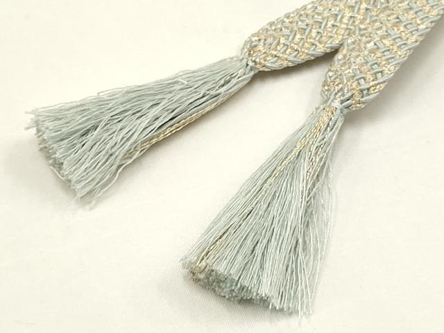 平和屋着物＊夏物　和装小物　帯締め・帯揚げセット　レース組　蜻蛉　暈し染め　金糸　逸品　AAAZ7787ay 平和屋着物＊夏物 和装小物 帯締め・帯揚げセット レース組 蜻蛉 暈し染め