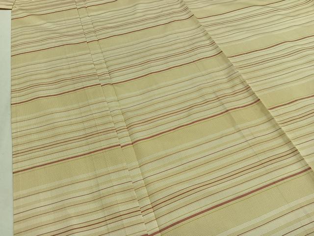 平和屋着物○本場大島紬 よろけ間道 正絹 逸品 AAAZ4498ph