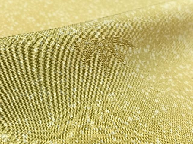 平和屋着物○上質な小紋 紬地 舞花文 暈し染め 正絹 逸品