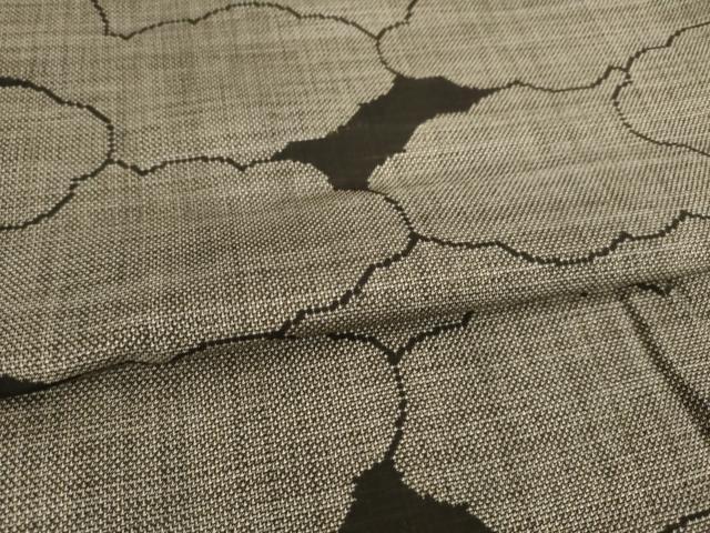 平和屋着物○本場大島紬 カタス9マルキ 雲重ね文 正絹 逸品 AAAZ8090ck