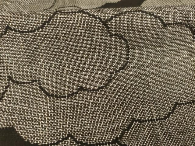 平和屋着物○本場大島紬 カタス9マルキ 雲重ね文 正絹 逸品 AAAZ8090ck