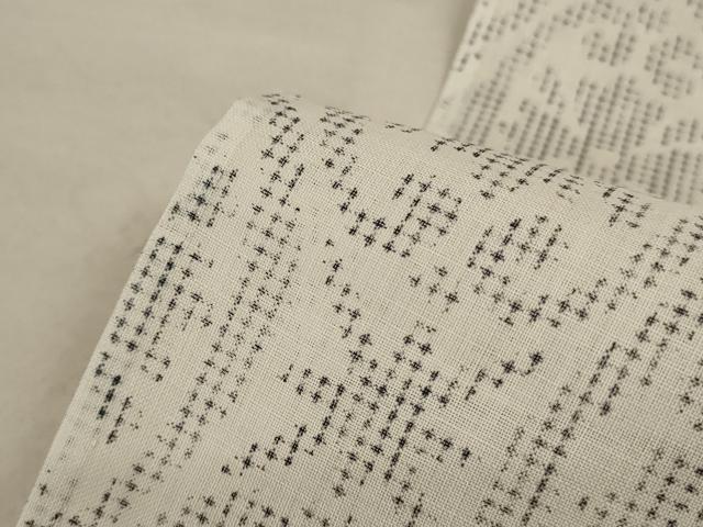 平和屋着物＊夏物 小紋 紗 立涌花文 洗える着物 AAAZ8552jd