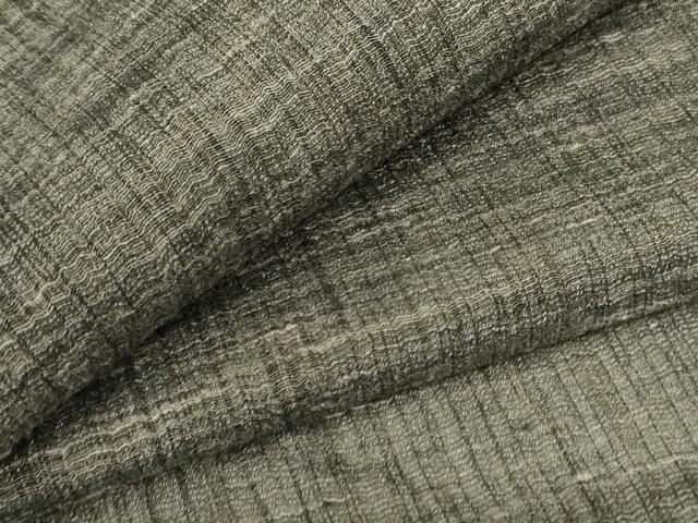 平和屋着物＊夏物　小紋　紗　霞文　正絹　逸品　AAAZ8558jd