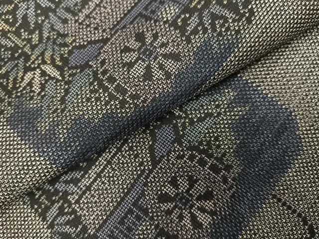 大島紬　小紋　フルセット　着物　正絹　カタス 未使用品【本場大島紬】都喜ヱ門 カタス式 正絹 小紋 s555 | 着物 夢美月