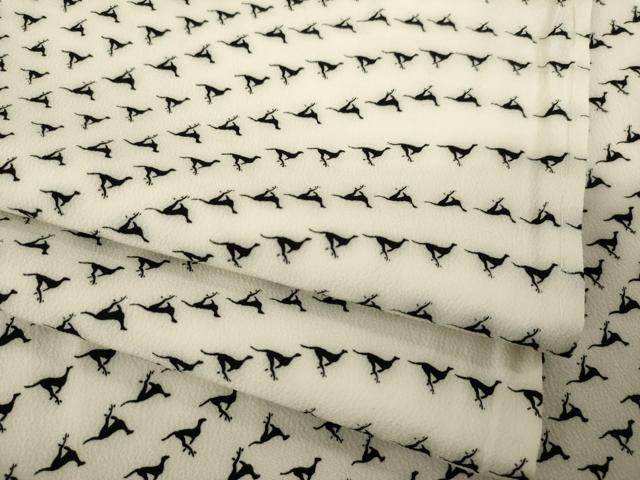 平和屋着物●小紋　チーター　洗える着物　未使用　AAAZ8935ck