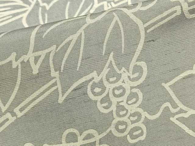 平和屋着物▽石川県指定無形文化財 牛首紬 白山工房 手織り 単