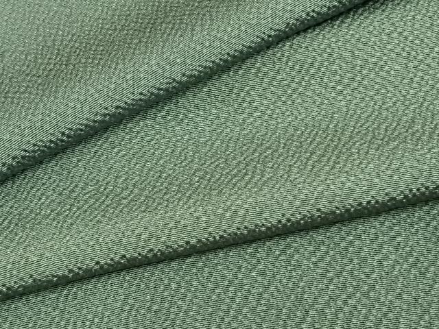 平和屋着物▽上質な色無地 単衣 毘沙門亀甲地紋 藍色 正絹